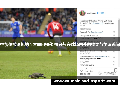 林加德被调侃的五大原因揭秘 揭开其在球场内外的搞笑与争议瞬间