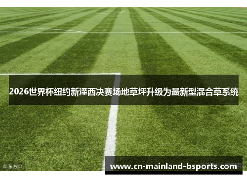 2026世界杯纽约新泽西决赛场地草坪升级为最新型混合草系统